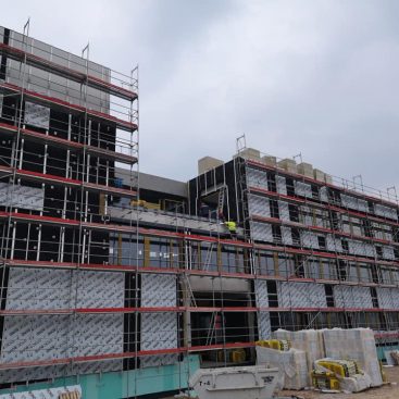 Odvetraná fasáda v Levoči (Helske)